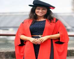 She is a recipient of an Honorary Fellowship from her alma mater, Cardiff University.